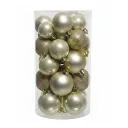 Lot de 30 Boules de Noël Perle (Incassable)