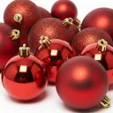 Boule de Noël Rouge (Incassable)